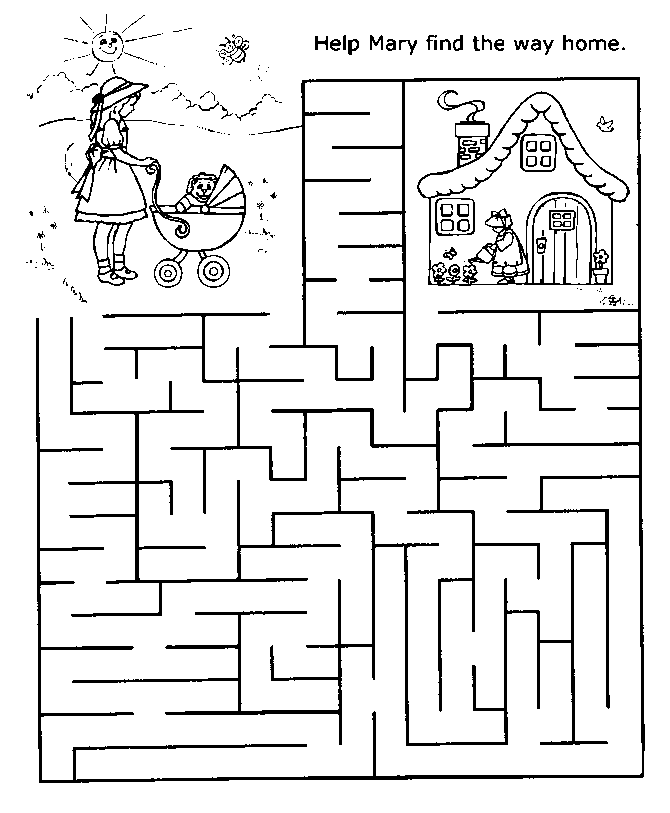 Permainan Maze – BAHAN SEKOLAH MINGGU
